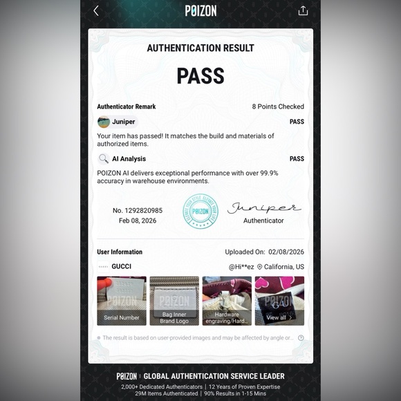 Gucci Heart Tote Limited Edition bordeaux and pink with COA - Picture 3 of 17